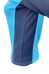 Tailor-made colorblock zipper half chest Polo design hot stamping logo mesh fabric Slim fit Slim waist Functional sweatshirt design company W220 detail view-5